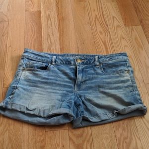 American Eagle Midi denim shorts